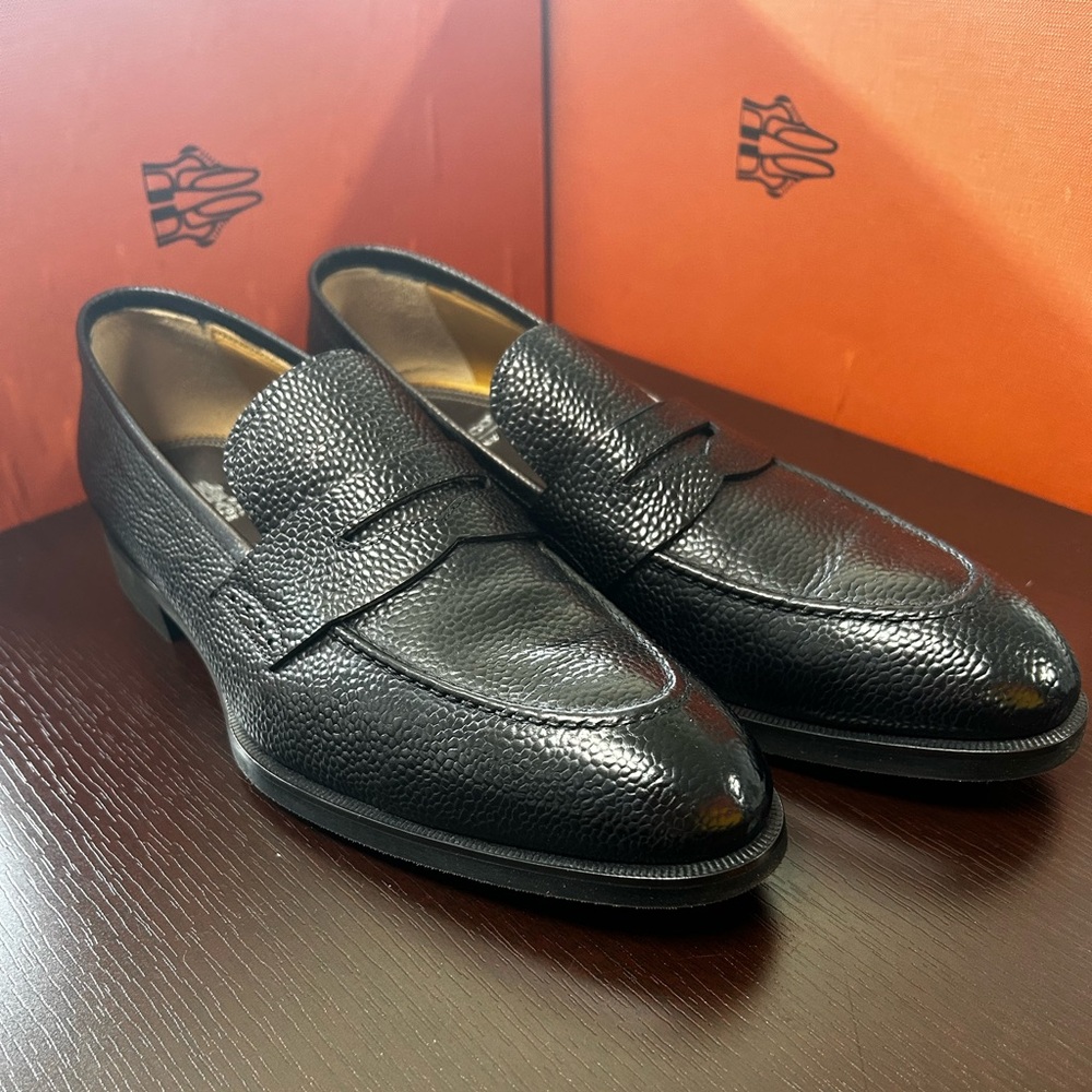 Di Bianco, Italian, Size 9, Black leather.